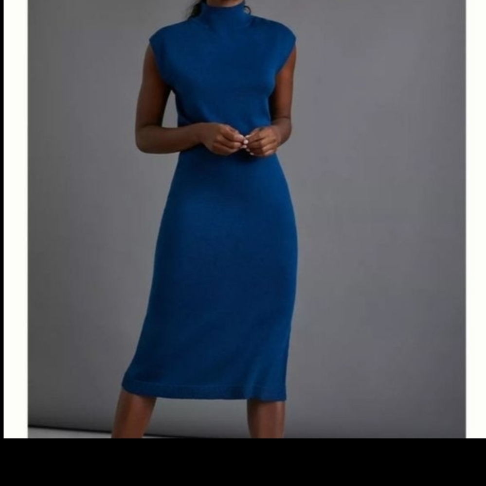 NWT Anthropologie Elaine Amadi Sweater Midi Dress, Size SP